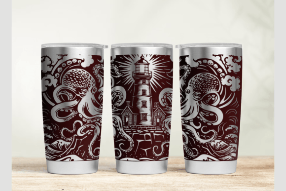 Download Lighthouse 20oz 30oz Laser Tumbler Wrap - Laser tumbler wrap Collection