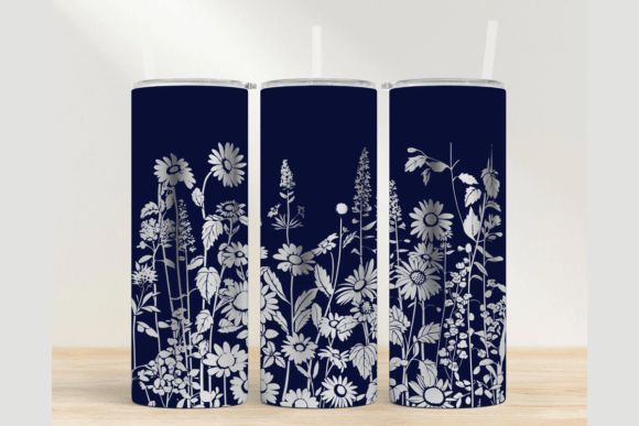 Download Wildflower 20oz Laser Tumbler Wrap SVG - Laser tumbler wrap Collection