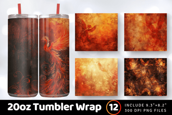 Download Phoenix Spells Tumbler Wrap - Premium Resources
