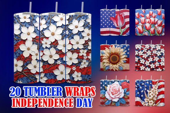 Download Independence Day Tumbler Wraps - Independence day tumbler Collection