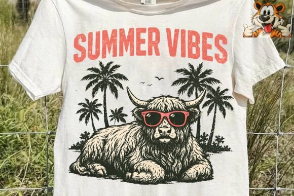 Download Highland Cow Summer Vibes PNG Clipart - Summer vibes Collection
