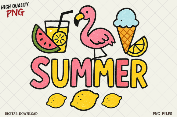 Download Flamingo Summer PNG, Summer Vibes PNG - Summer vibes Collection