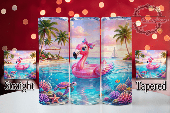 Download Summer Vibes Pink Flamingo 20oz Tumbler - Summer vibes Collection
