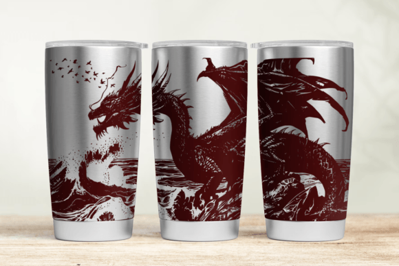 Download Dragon 30oz 20oz Laser Tumbler Wrap SVG - Laser tumbler wrap Collection