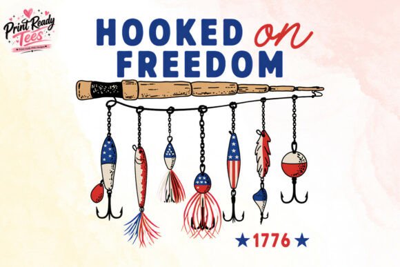 Download Hooked on Freedom PNG, 4th of July PNG - Premium Resources